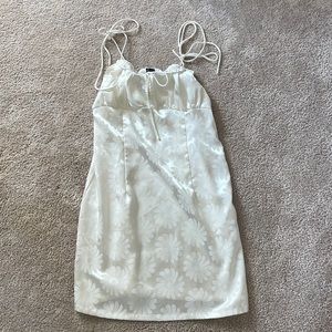 Satin Sunflower Dress